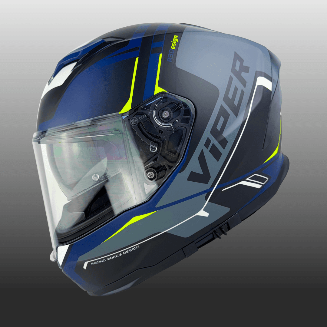 RSV255 Premium Full Face Helmet Slash Blue